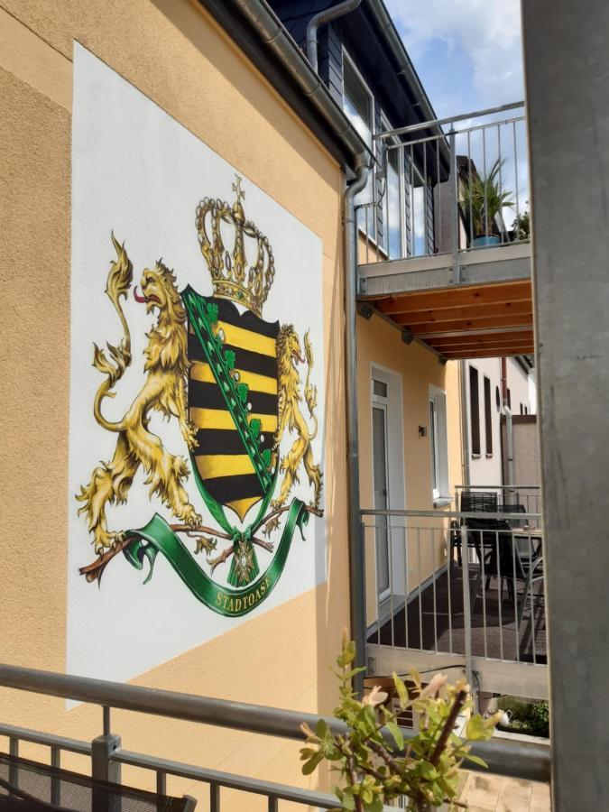 Stadtoase Geraeumige Gaestewohnungen Mit Balkon, Komfort, Modernitaet Und Ruhe, Fuer Monteure Geeignet, Free Wifi Frankenberg Bagian luar foto